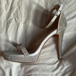Glam Move Rhinestone Stiletto Heels NEW (never used got wrong size)